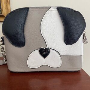 Betsey Johnson Black and White Shoulder Bag